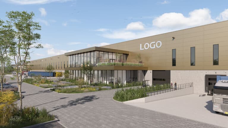 Artist impression SMARTLOG Lelystad