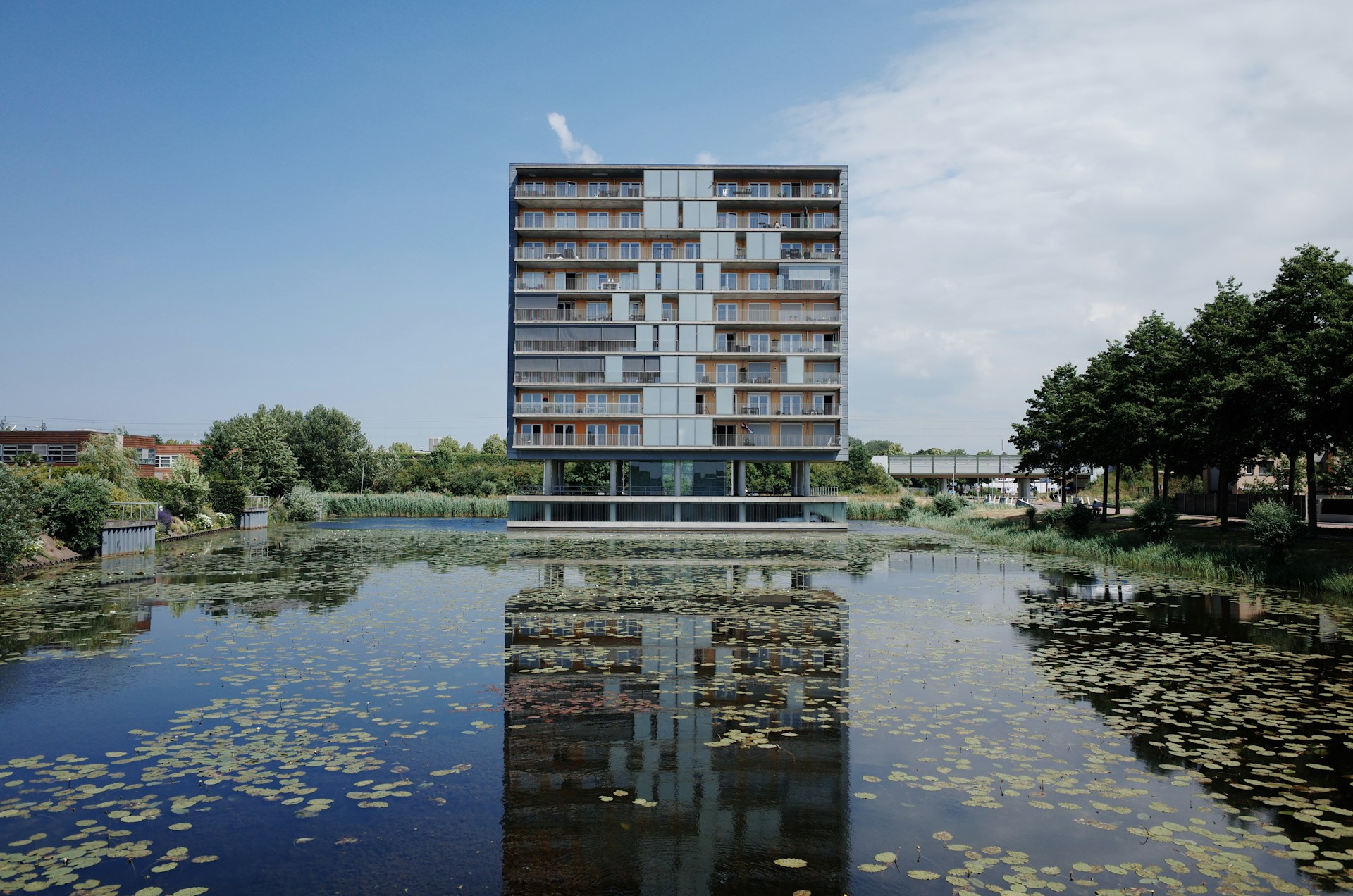 Appartementen aan het water