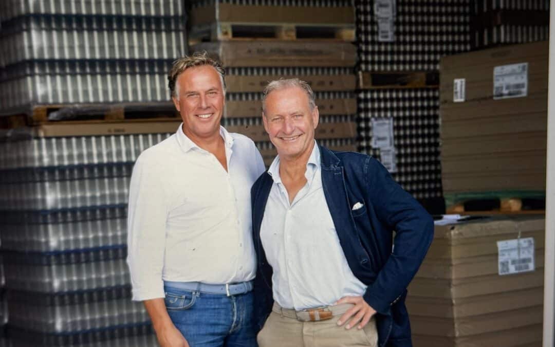 Foto van Jaap Wisse en Ton Spijkers van Amex Logistics